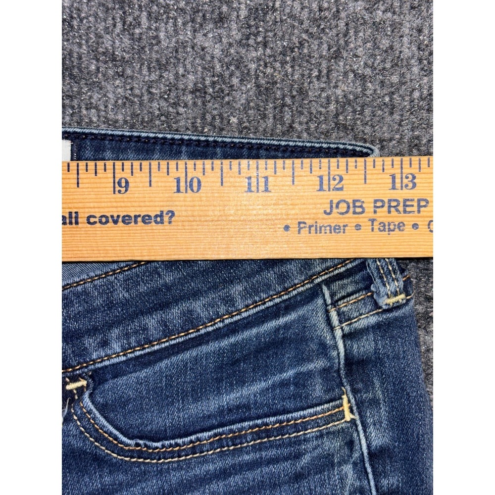 Hollister Skinny Jeans Women 0R Blue Denim Stretch Low Rise Embroidered‎ Pocket - Picture 5 of 10